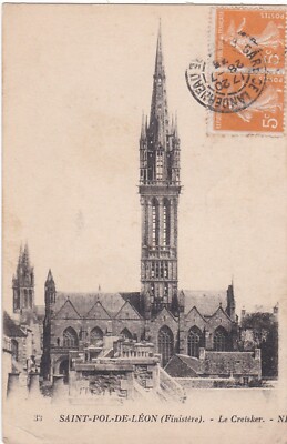 E0406 SAINT POL DE LEON - LE CREISKER - DIE KIRCHE UND DER GLOCKENTURM