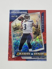 2021-22 Panini Rookies & Stars #AB-6 Russell Wilson Red Circles Airborne Seahawk