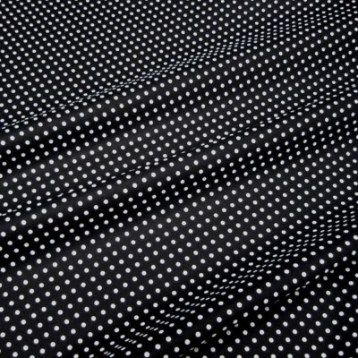 Stoff Baumwolle Punkte ganz klein schwarz weiß 2,5 mm Tupfen