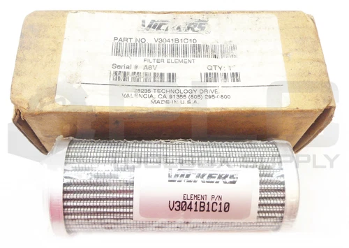 NEW SEALED VICKERS V3041B1C10 FILITER ELEMENT *BOX HAS SHELF WEAR*