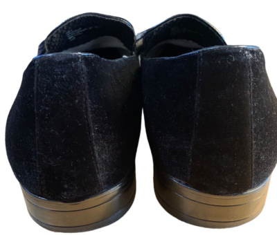 Carlo Morandi Tasseled Black Satin Dress Formal Loafers  display picture 3