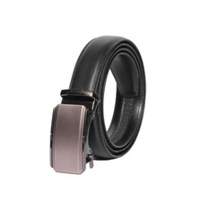 New Mens Ratchet Belt Adjustable Leather Belts For Men with Automatic Buckle