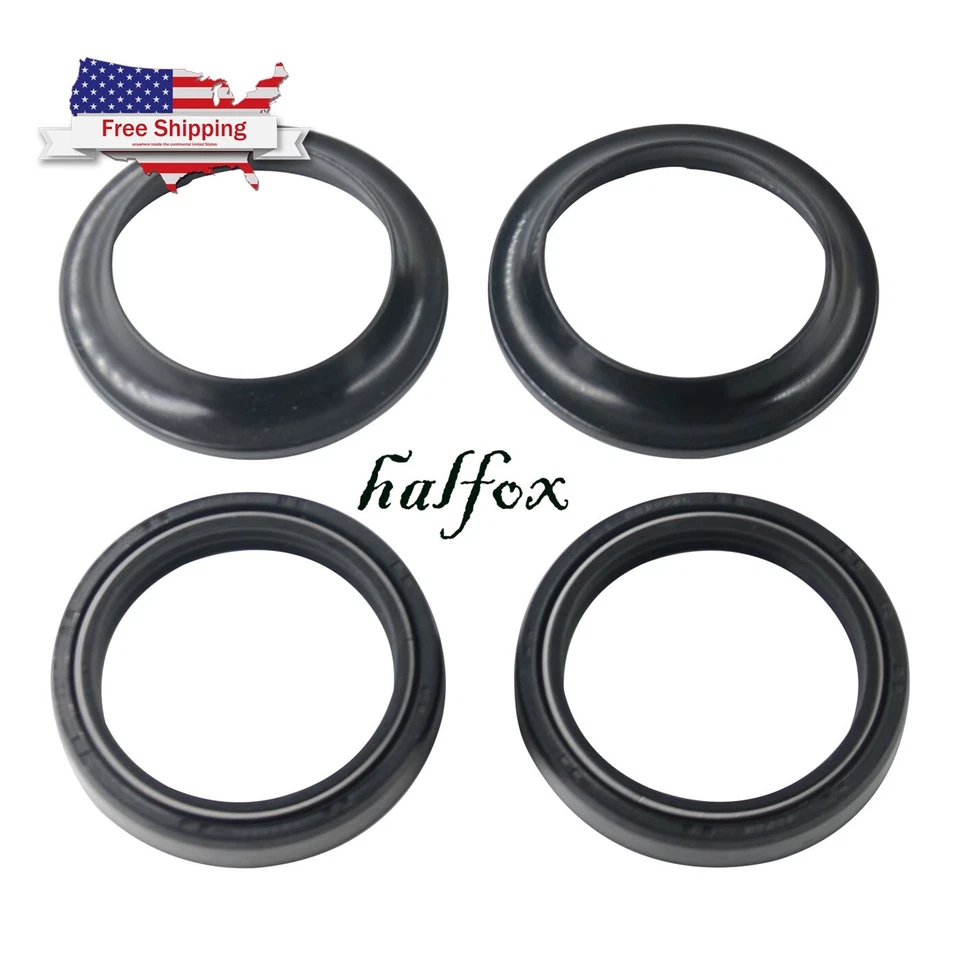 US Fork Dust Oil Seals Kit for For Kawasaki KX125 KX250 KX500 ZX6R ZX9R ZZR600 - Image 4 of 4
