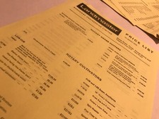 Landmaster Grass Cutters & Cultivators Boscombe Original 1978 Price List