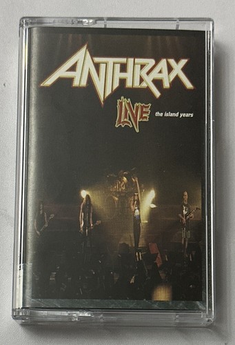 Anthrax 'Live - The Island Years' Cassette Album (1994) Thrash Metal Ex / Mint - Picture 2 of 7