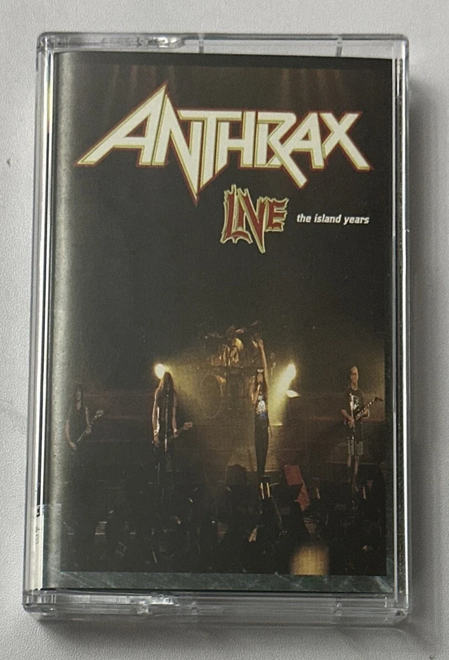 Anthrax 'Live - The Island Years' Cassette Album (1994) Thrash Metal Ex / Mint - Image 2 of 4