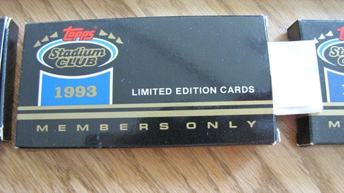 1991 Topps Stadium Club Charter Members Set + 7 Members only Boxes 1991 to 1993 - Picture 8 of 11