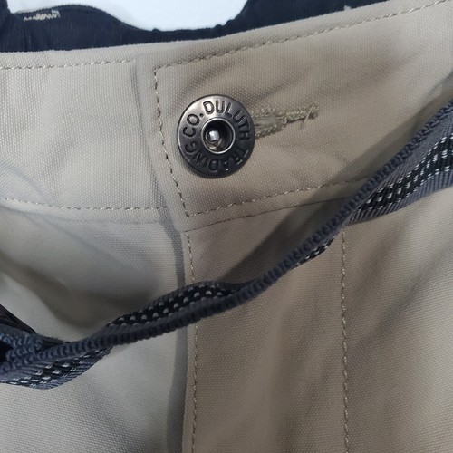Duluth Trading Co Mens Dry on the Fly Beige Khaki Belted Shorts SZ 2XL Pockets - Picture 5 of 15