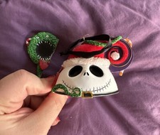 Disney Park Ear Hat Ornament nightmare Jack  artist signed sandy claus - damaged