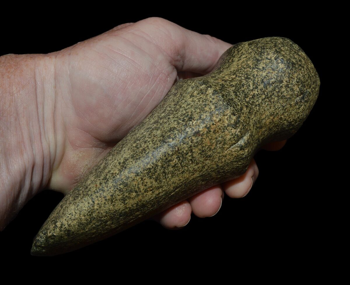 FULL GROOVE AXE OHIO AUTHENTIC INDIAN ARTIFACT TOOL FULL GROOVE AXE OHIO AUTHENTIC INDIAN ARTIFACT TOOL