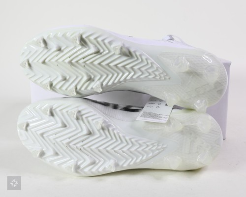 Adidas Adizero 21 White Black Athletic Football Cleats Size 8.5-9.5 (FY8269) - Picture 5 of 7