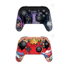 DC WOMEN CORE COMPOSITIONS VINYL SKIN DECAL FOR NINTENDO SWITCH PRO CONTROLLER