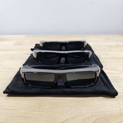 SONY TV 3D GLASSES Adult Size TDGBR100 LOT OF 3 For Bravia HDTV Active