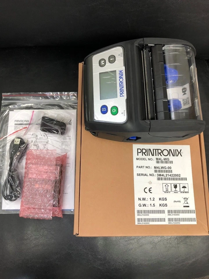 M4LWG-00 - PRINTRONIX M4L-WG 203 dpi/DT/USB/Wireless Barcode Printer. NEW IN BOX - Image 2 of 2