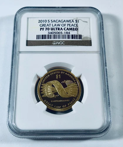 2010-S   $1        Sacagawea  Great Law Of Peace     NGC PF 70 Ultra Cameo