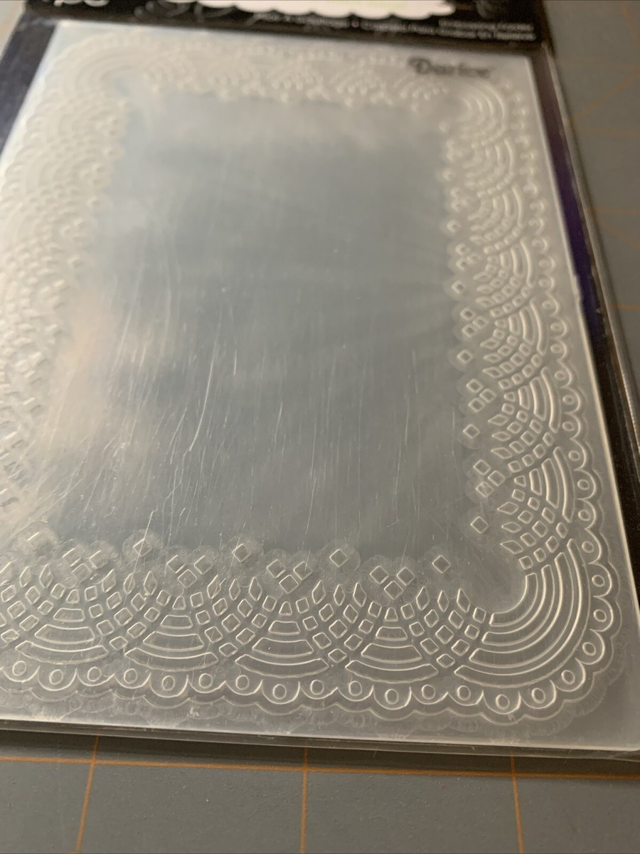 Embossing Folders Darice Doily Lace Embossing Folder - 4.25x5.7 Inch ...