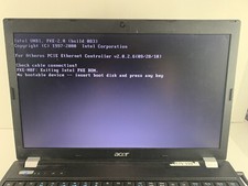 Acer Travel Mate 5760-6477 Laptop No Hard Drive No AC Adapter As Is For Parts 