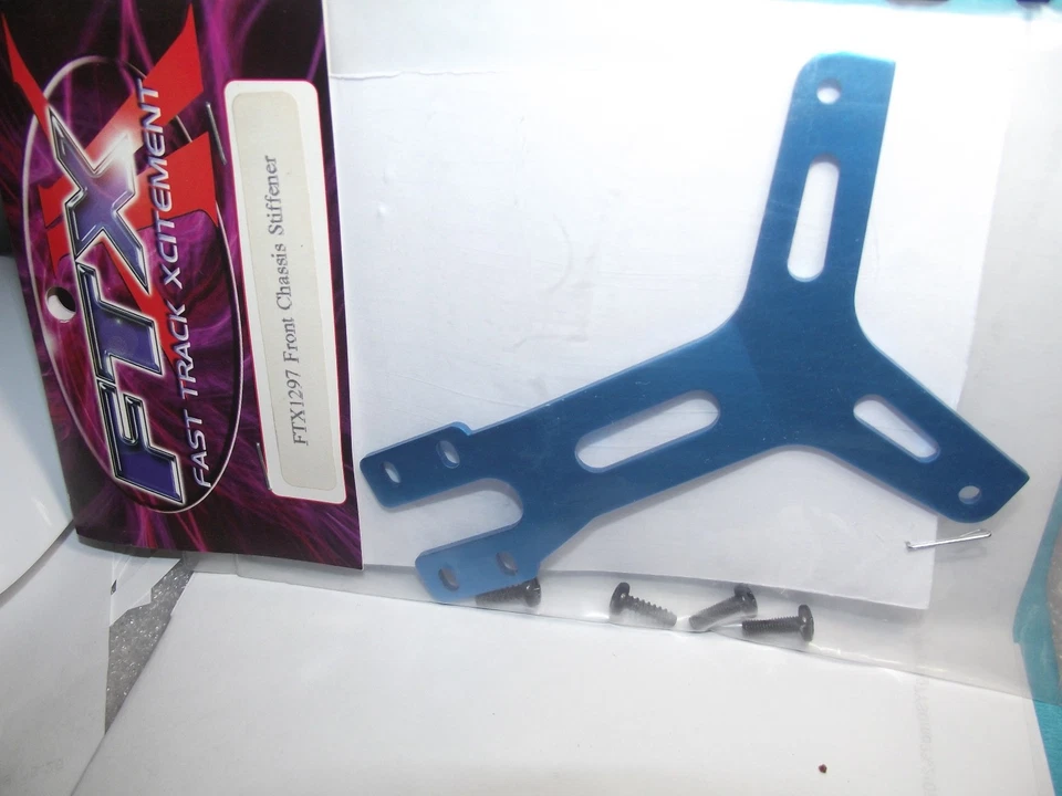 FTX Front Chassis Stiffener Blue Alum  Ofna Gtp1 ftx1297 - Image 3 of 4