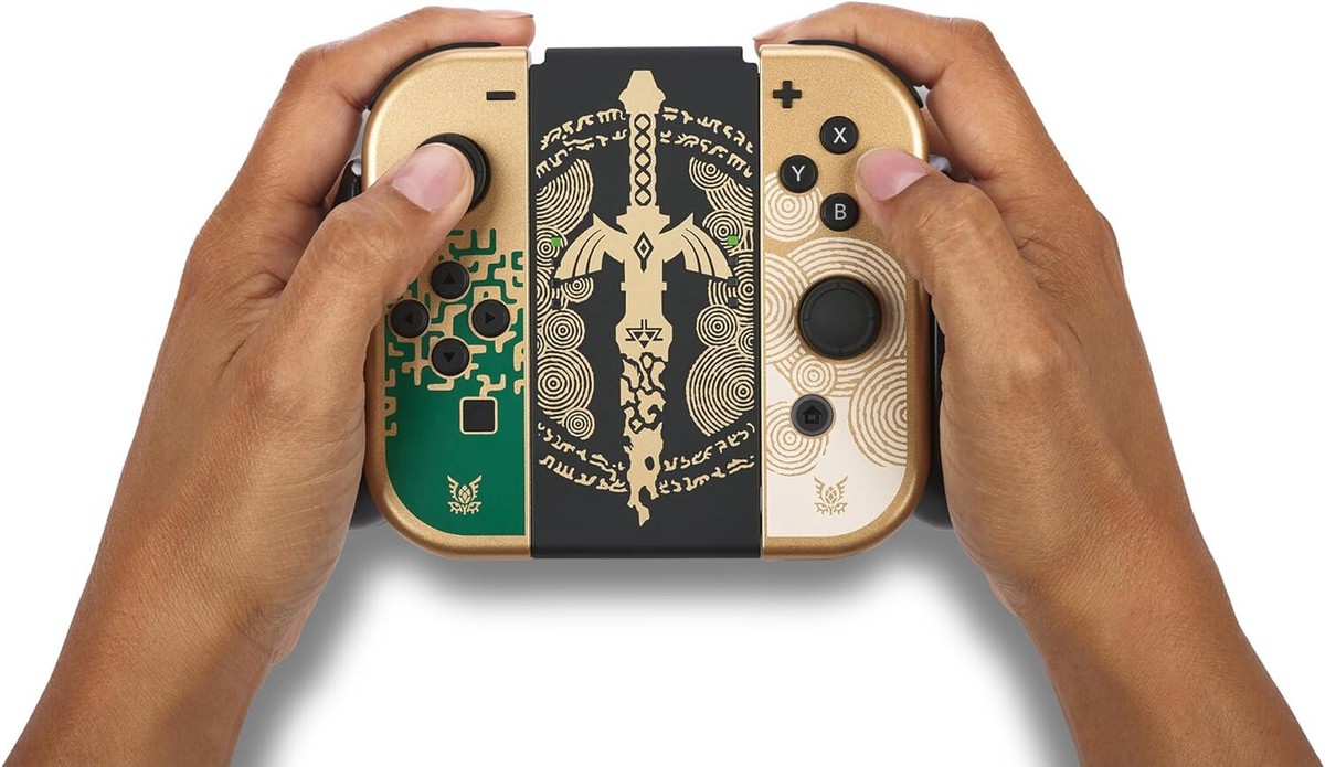 PowerA OFFICIAL Joy-Con Comfort Grip *DECAYED MASTER SWORD EDITION