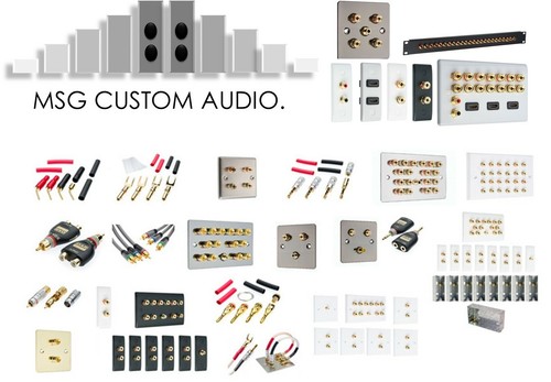 Kit de placa frontal de pared de sonido envolvente 7.2 de sonido envolvente audio - blanco - sin soldadura - Imagen 8 de 8