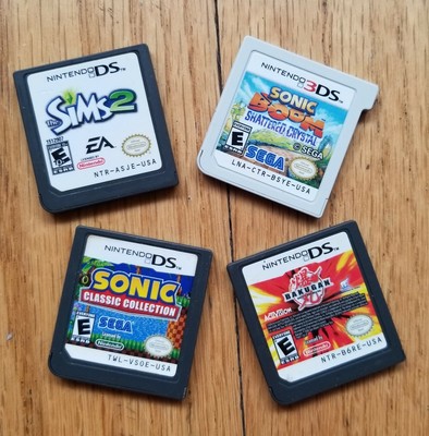 Nintendo Ds Games Lot Of 4 Sims 2 Sonic Classic Collection Bakugan Sonic Boom Ebay