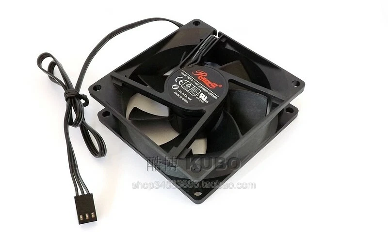 New ROSEWILL 8025 fan 8CM silent fan Motherboard 3pin ROCF-11001 DF0802512SEMN - Image 4 of 4