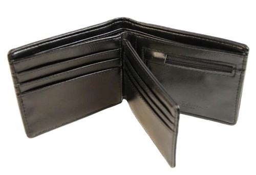 Elk Head Brown Gents Leatherette Wallet - Picture 2 of 5