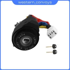 Ignition Lock Cylinder Switch 2 Keys Replacement 81450-34190 For Soul 2014-2019