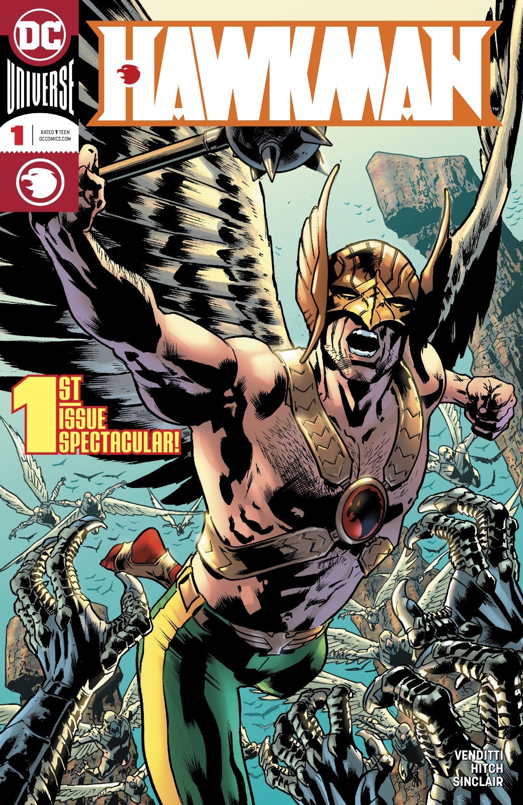 HAWKMAN #1 - Regular Cover - 2018 - DC Universe - New Bagged