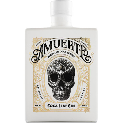 Amuerte Coca Leaf Gin White Edition  43 % Vol. / 0,7 Liter Flasche