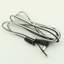 CCTV LED DC Power 5.5 x 2.1mm Male Plug Right Angle Connector Cable Wire 5V 5FT