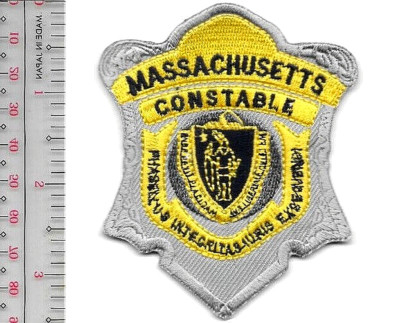 Massachusetts Constable Sworn Peace Officer Process Server Cloth vel NO TARIFF