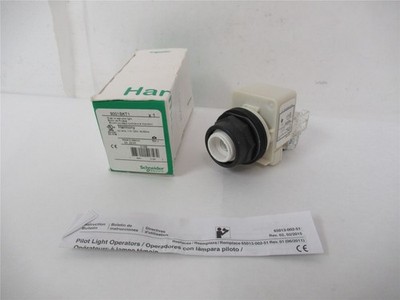 248783 New In Box; Schneider 9001SKT1 Pilot Light Push To Test 110V to 120V AC