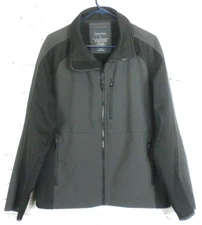 Calvin Klein Men's Black & Gray durable water-resistant Jacket Size S