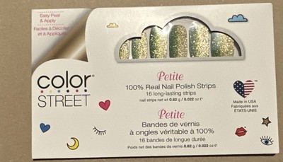 Color Street Feeling Lucky Petite Green/Gold Ombre Glitter