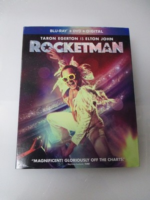Rocketman Blu-Ray DVD 2 Disc Taron Ederton W/ Slipcover