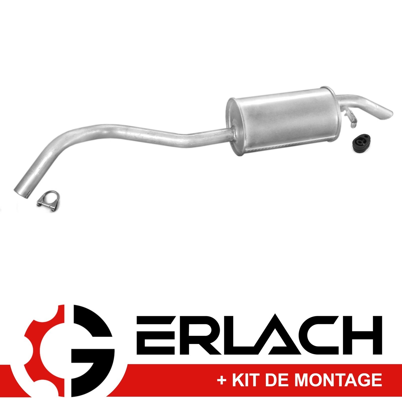 Silencieux arriere Ford Orion III Escort 1.3 en acier alumine renforce 676