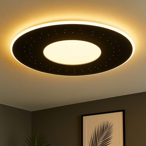 Led Deckenleuchte Wohnzimmerlampe Deckenlampe Cct Dimmbar Memory Nachtlicht-image