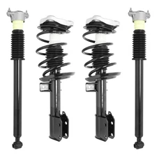 Front Complete Strut Assemblies & Rear Shocks for 2010-2015 Mercedes-Benz GLK350