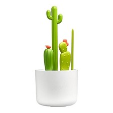Different Size Cactus Shape Baby Bottle Cleaning Brush Set 4 Pcs