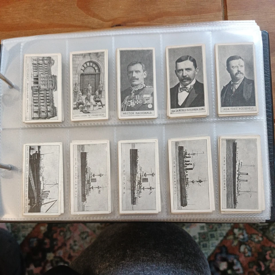 WILLS (O'SEAS) - ROYALTY, NOTABILITIES & EVENTS 1900-2 FULL SET 100 CARDS - Image 3 of 4