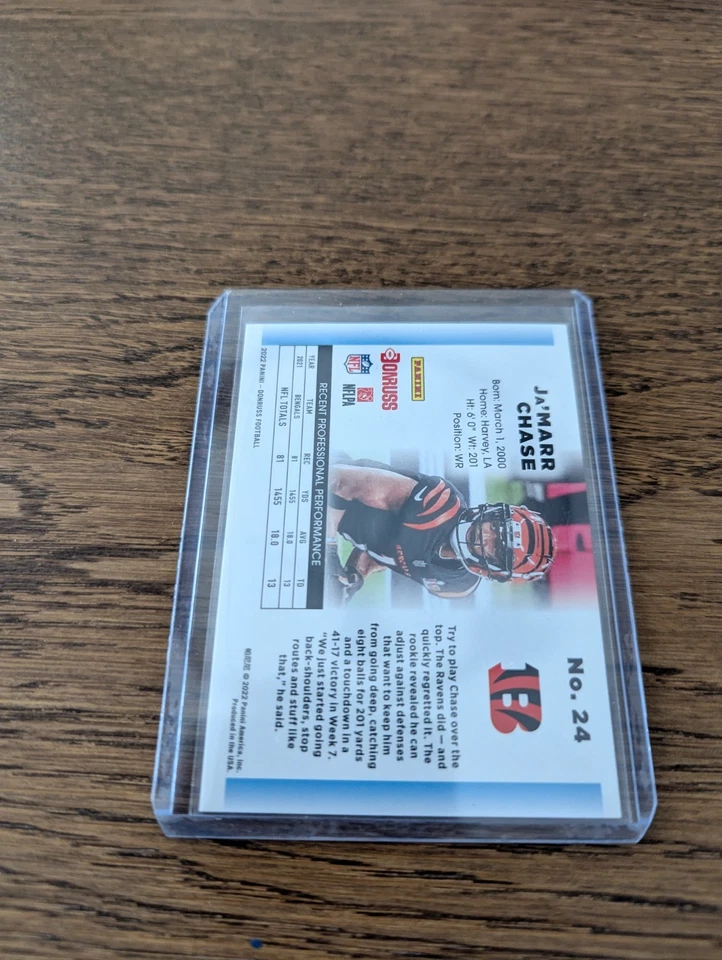2022 Panini Donruss - Retro 1992 Ja'Marr Chase #24 - Image 2 of 2