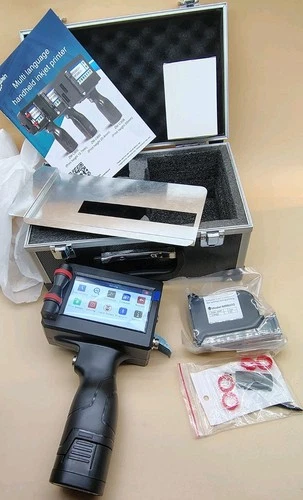Handheld Inkjet Printer ZM-C800 with 42ml Ink for Date Batch QR Barcode Logos