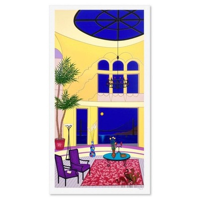 Fanch Ledan, ''Atrium Over San Francisco Bay'' Limited Edition Serigraph, EA Numbe
