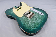 Mjt Officiel Personnalisé Vintage Âgés Nitro Guitare Corps Mark Jenny VTT 1Piece