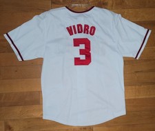 Jose Vidro #3 Washington Nationals Youth Large 14/16 Jersey Vintage Majestic NWT