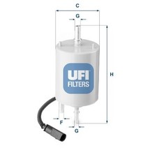 UFI 31.861.00 Kraftstofffilter für BENTLEY