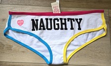 NWT Vintage Victoria's Secret PINK Cotton Graphics Extra Low Hipster Panties M