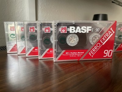 10 X BASF Ferro EXTRA I  90 Type 1 OVP Cassette MC Tape 1993 Neu Unbenutzt
