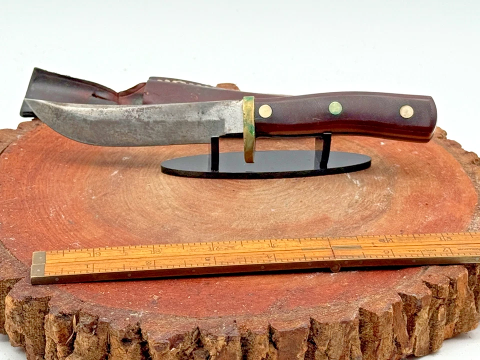 De colección Schrade EE. UU. 165 Leñador Hoja Fija Delrin Mango con Funda--2518.25 Foto 2 de 4